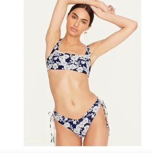 J Crew Squareneck Bikini Set in Magnolia Floral